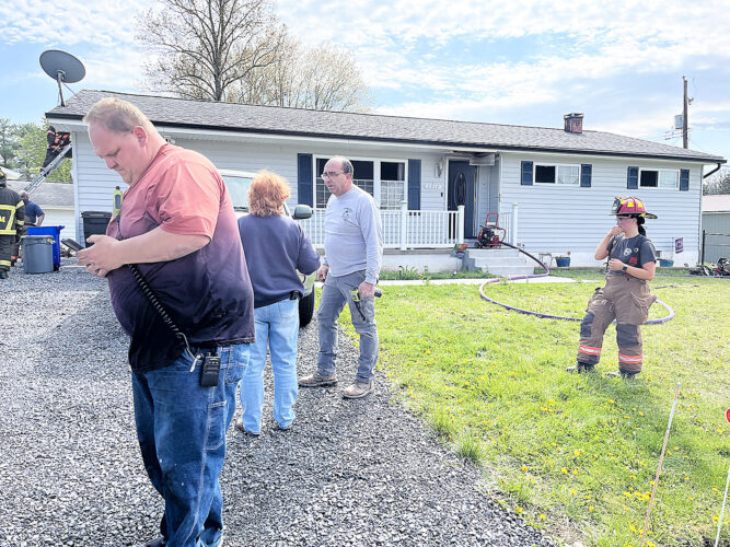 Fire damages Antis Township house